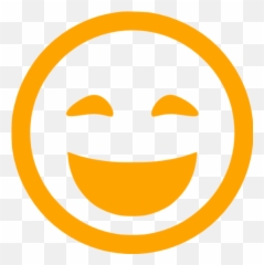 Orange Lol Icon - Laugh Icon Transparent Red Emoji,Lol Emoticon