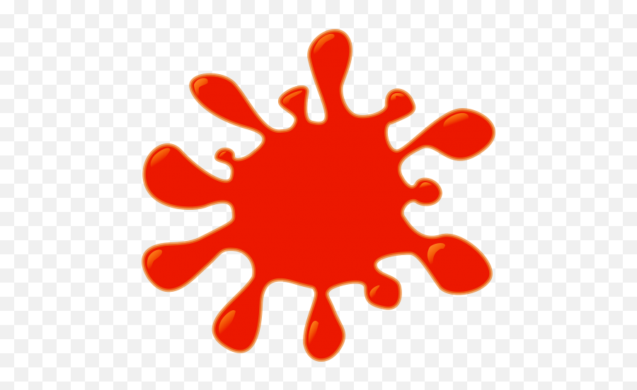 Blob Splash Blood Halloween Horror - Splash Clip Art Emoji,Blood Drop Emoji