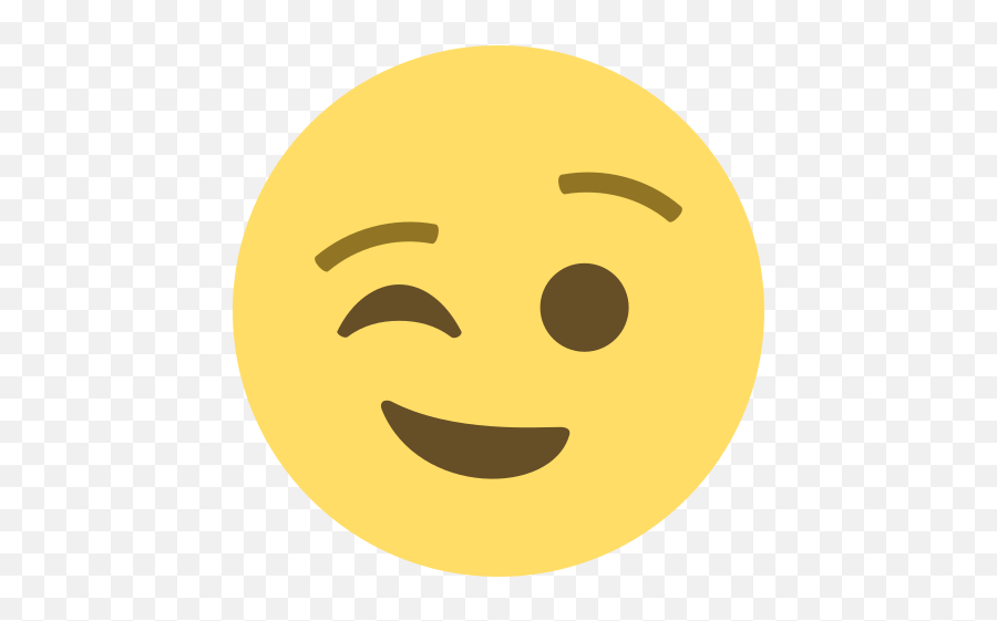 Winking Face Emoji High Definition - Confused Emoji Vector,Winky Face Emoji