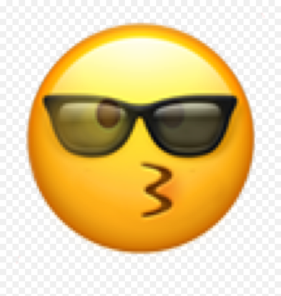Emoji Diy Cool Summer Sticker By Bïî Íšqëñ - Sunglasses Emote,Pout Emoji