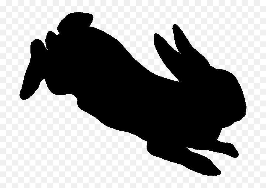Free Rabbit Head Silhouette Download Free Clip Art Free - Clipart Of Jumping Rabbit Emoji,Playboy Bunnies Emoji
