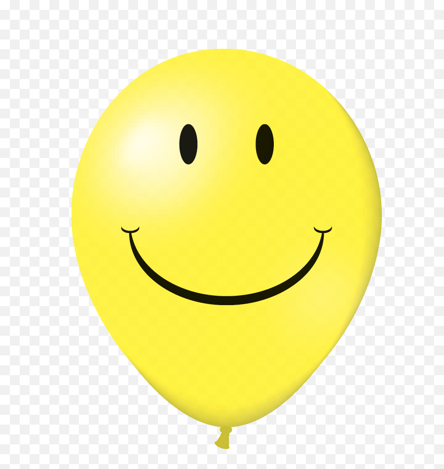 V - Transparent Happy Face Balloon Png Emoji,Emoticon Balloons