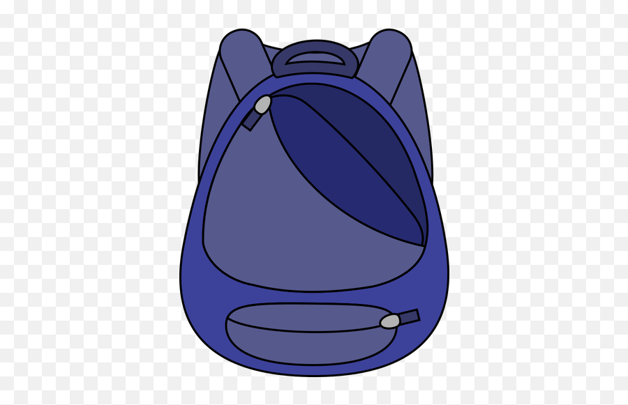 Blue School Bag - School Bag Clip Art Emoji,Emoji Backpacks For School