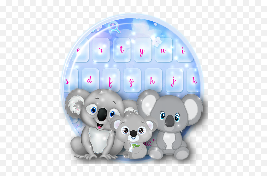 Spruce Koala Keyboard Theme - Cartoon Emoji,Opossum Emoji