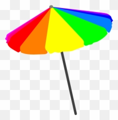 Beach Umbrella Transparent Background - Beach Umbrella Clipart Png Emoji,Beach Umbrella Emoji