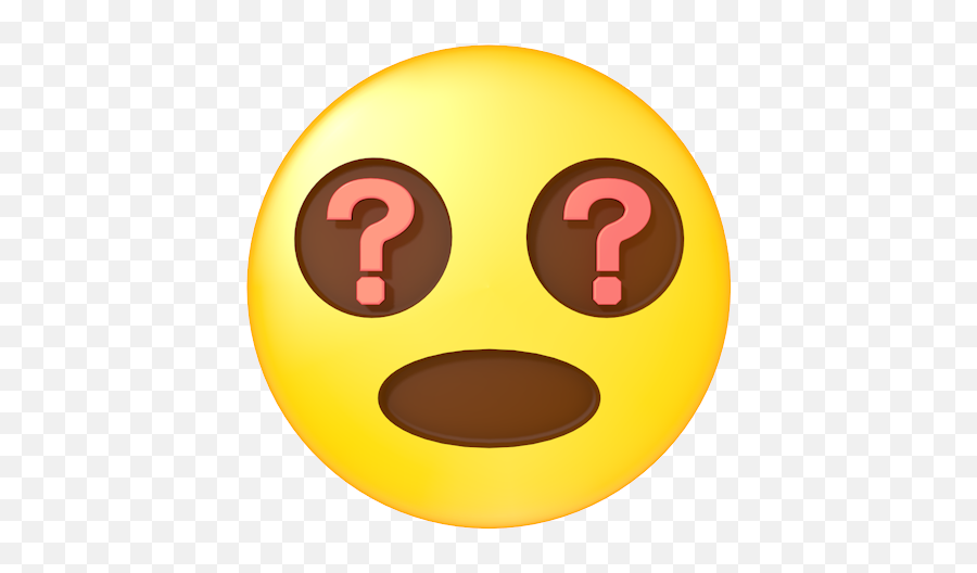 Mark Emoji,Suspicious Face Emoji