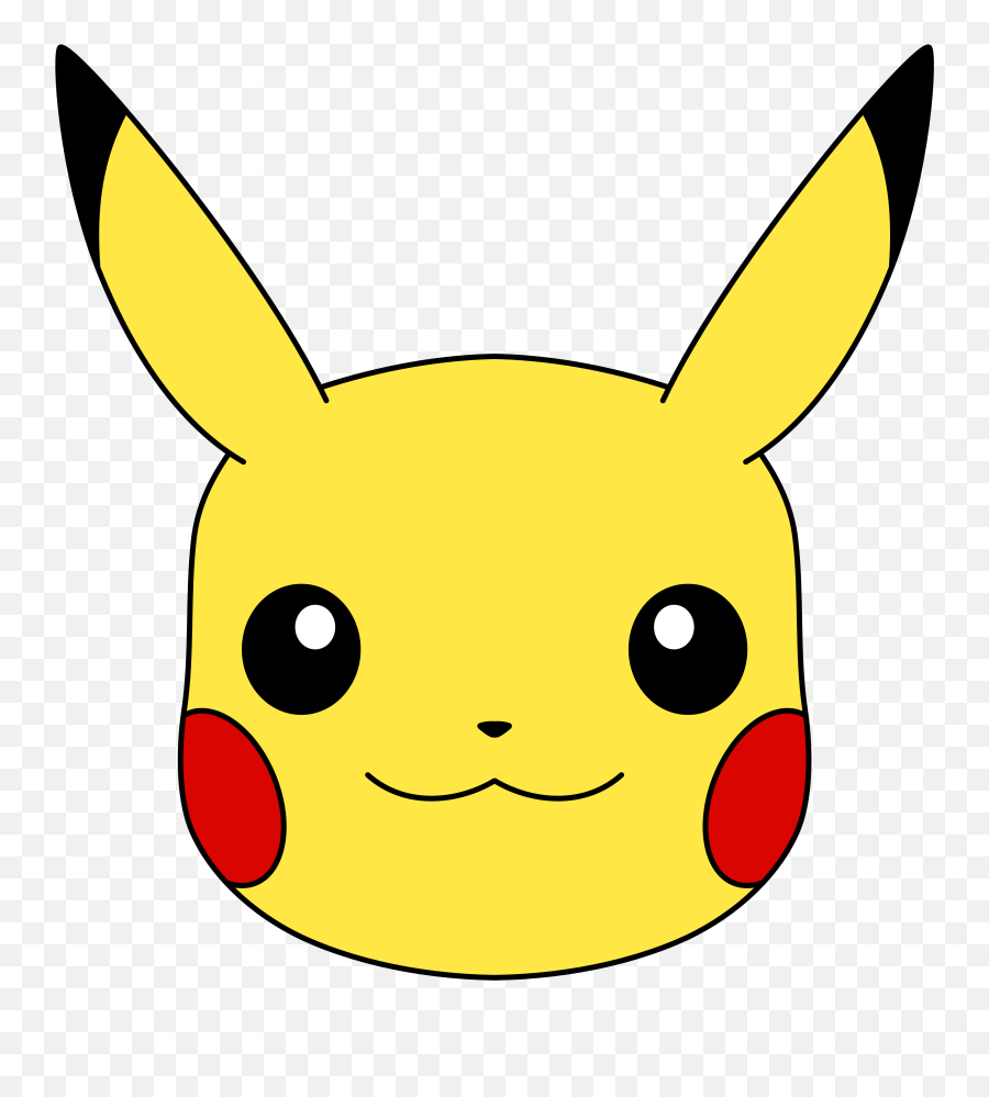 Pikachu Face Png Transparent Pikachu Face - Pikachu Face Png Emoji,Pikachu Emoji