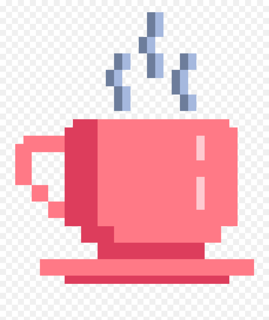 Pixelart Teacoffedrinkcup - Clip Art Emoji,Karma Emoji