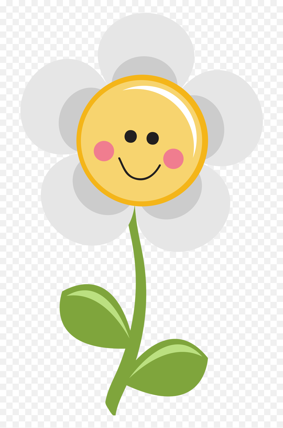 Ppbn Designs - Daisy Clip Art Smiley Face Emoji,Flower Girl Emoji