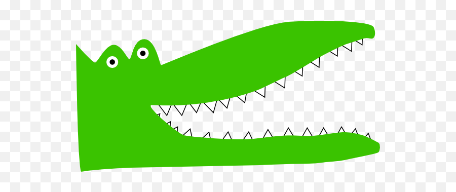 Alligator Teeth Clip Art At Clker - Alligator Teeth Clipart Emoji,Alligator Emoticon