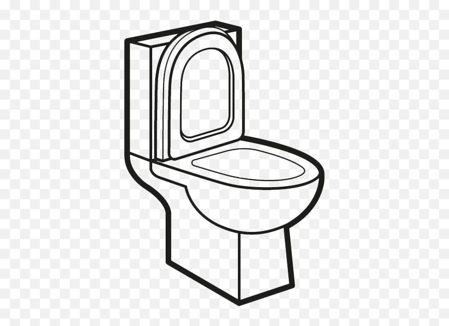 Clipart Homey Idea Toilet Clipart - Toilet Png Black And White Emoji,Toilet Emoji Png