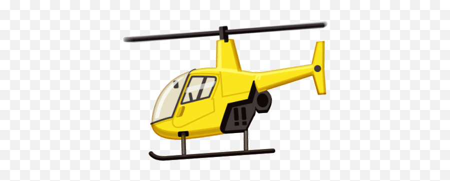 Animation - Helicopter Cartoon Gif Transparent Emoji,Helicopter Emoji