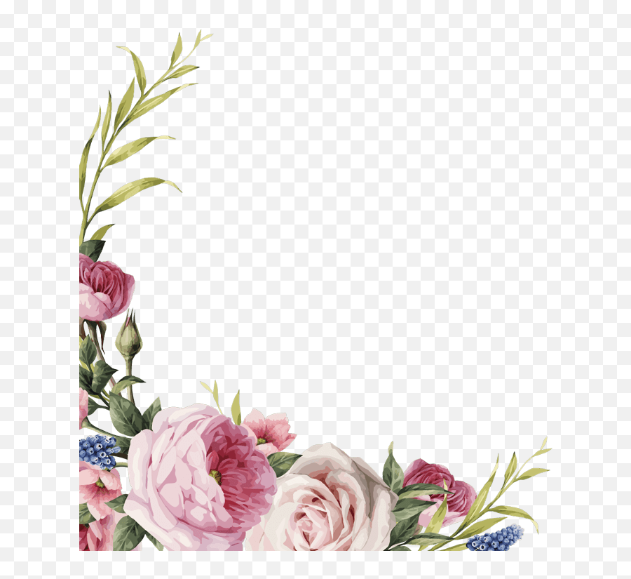Bohemian Png - Transparent Corner Flowers Png Emoji,Bouquet Emoji
