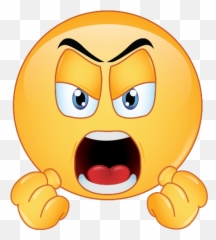 Download Free Png Emoticon Angry Anger Emojis Sticker Emoji - Transparent Background Angry Emoji Png,Sticker Emojis