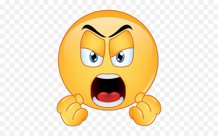Download Free Png Emoticon Angry Anger Emojis Sticker Emoji - Transparent B...