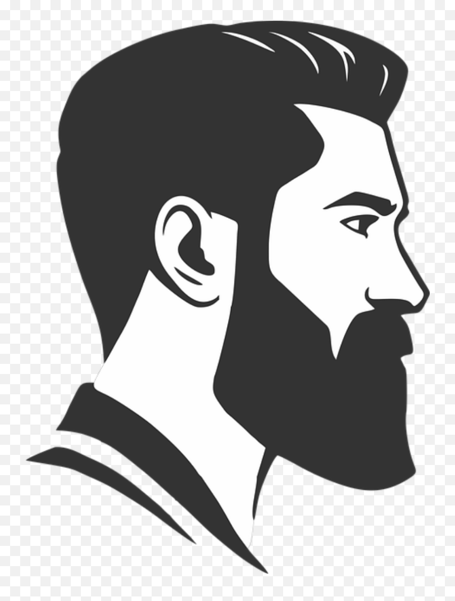 Barber Hair Hairdresser Hairdressers - Beard Man Drawing Emoji,Barber Emoji
