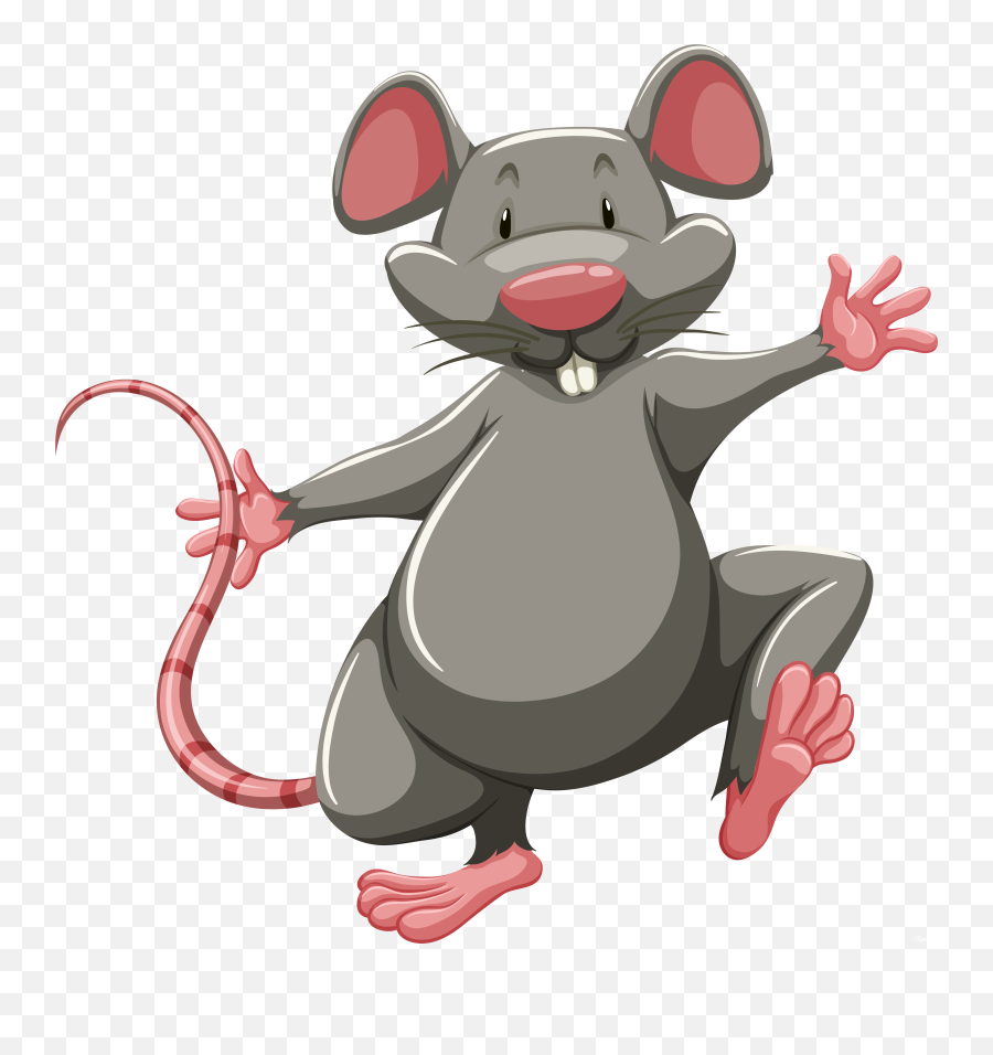 Transparent Background Clip Art Rat - Cartoon Rat Transparent Background Rat Png Emoji,Mice Emoji