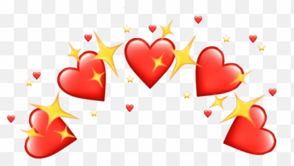 Corazon Rojo Red Corazones Emoji Corona - Heart,Corazones Emoji