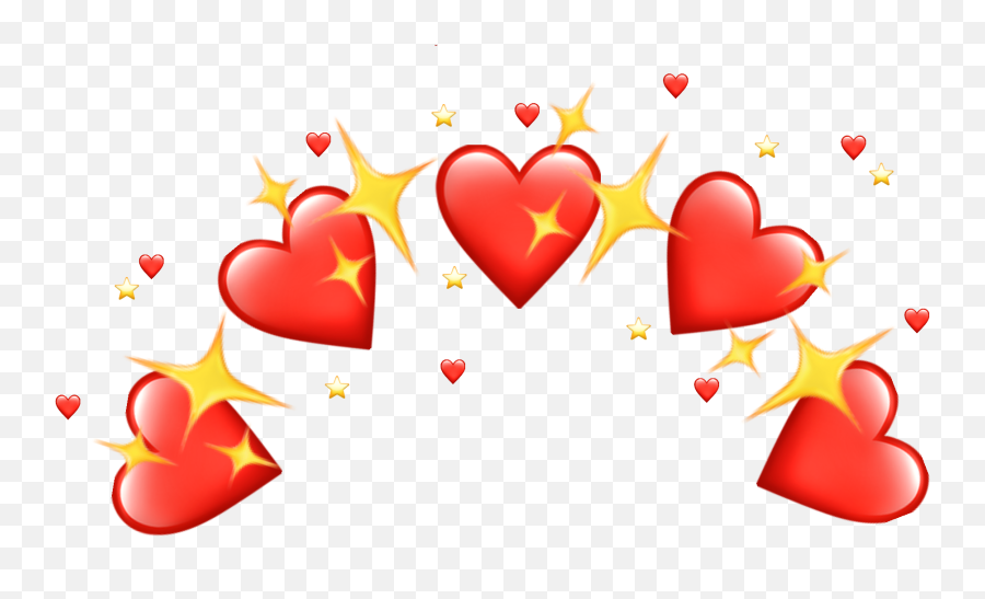 Corazon Rojo Red Corazones Emoji Corona - Heart,Corazones Emoji
