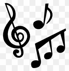 Free Music Note Gif Transparent Download Clip Art - Notes Clipart Emoji