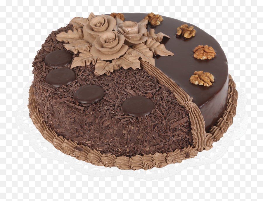 Chocolate Cake Birthday Cake Torte - Transparent Background Transparent Cake Emoji,Wedding Cake Emoji
