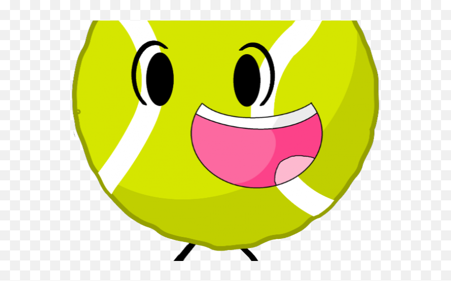 Tennis Ball Clipart - Tennis Ball Bfdi Characters Emoji,Tennis Emoticon