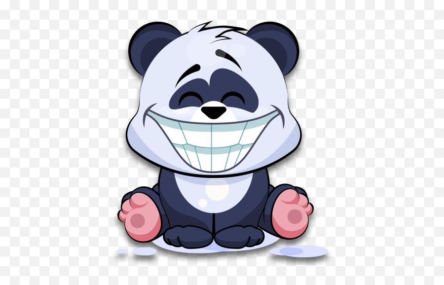 Download Cute Panda Sticker Pack For Whatsapp Wastickerapp - Sticker Panda Para Whatsapp Emoji,Thug Life Emoji