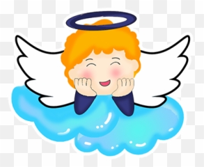 Little Angels Stickers by Luis Maldonado - Dibujos De Gacha Life Para Colorear Alas Emoji