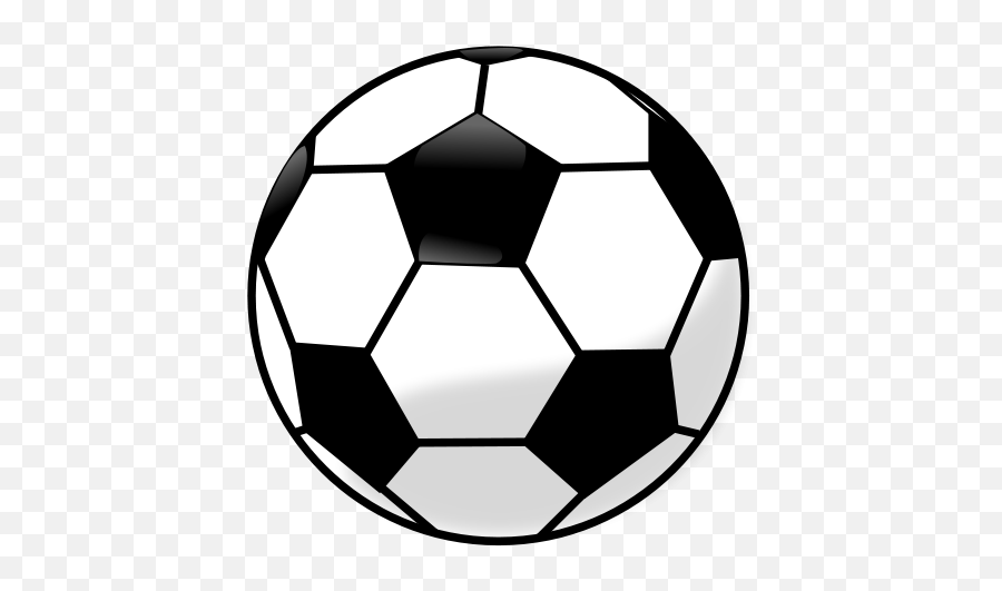 Soccer Ball Clip Art Black And White Free - Clip Art Soccer Ball Emoji,Soccer Ball Emoji