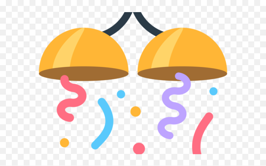 Confetti Clipart Emoji - Party Emoji Png,Bell Emoji Png