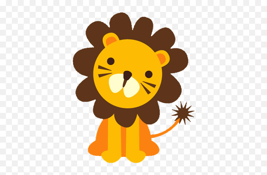 Lion Roar Sound C - Baby Safari Animals Clipart Emoji,Lion Emoji Pillow