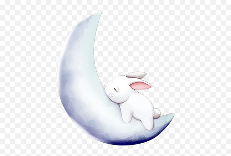 Cute Whiterabbit White Rabbit Sleep - Draw A Cute Sleeping Rabbit Emoji,White Rabbit Emoji