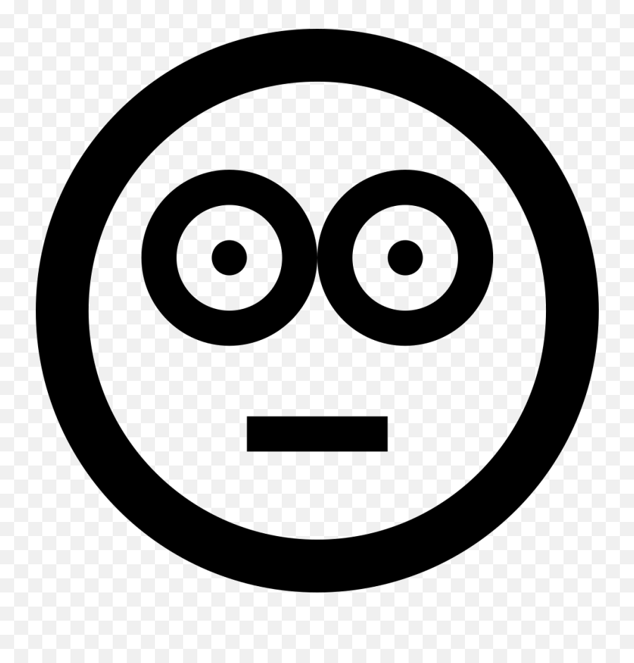 Baffled Emoticon Smiley Shocked Face Svg Png Icon Free - Number 8 In Circle Emoji,Shocked Emoticon