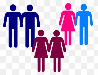 Man And Woman Holding Hands Clipart - Gay Straight Couple Emoji