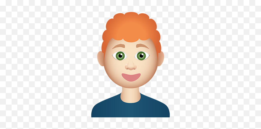 Gingermoji Kristina Caizley - Ginger Boy Emoji Png,Curly Hair Emoji Iphone