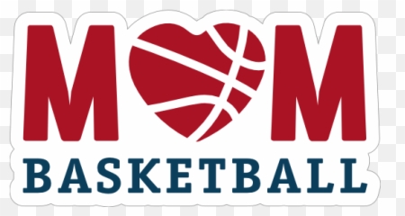 Mom Basketball Sticker - Graphic Design Emoji