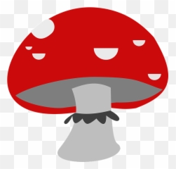 Red Mushroom Fungi - Emoji