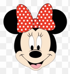 Minnie Mouse Face Clipart - Minnie Mouse Clip Art Emoji,Mouse Emoticon
