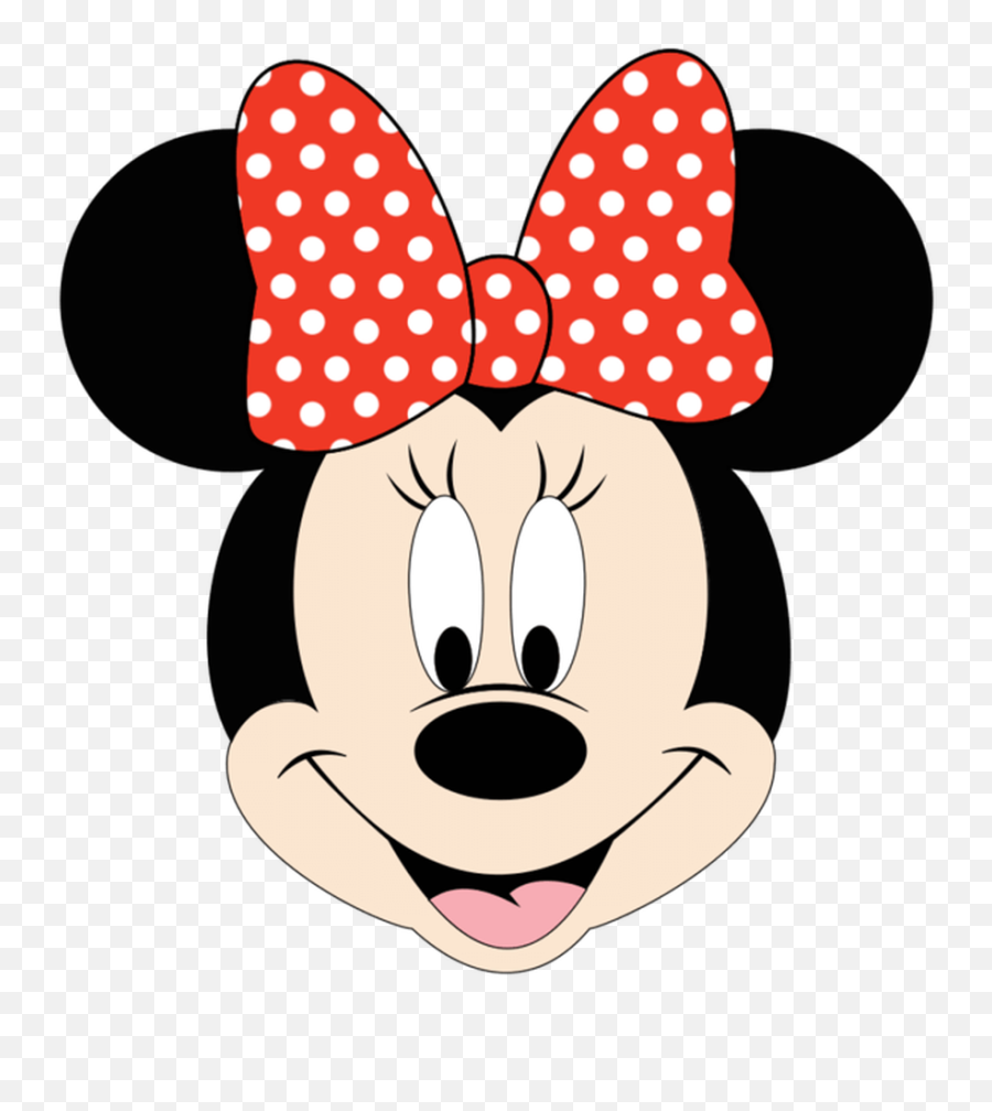 Minnie Mouse Face Clipart - Minnie Mouse Clip Art Emoji,Mouse Emoticon