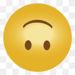 Collection Of Free Vector Emoji Simple - Emoji De Cabeça Para Baixo,Lmao Emoji