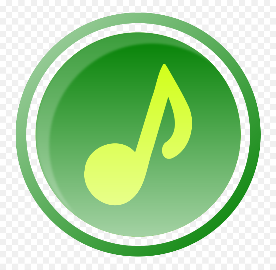 Download Free Png Music Icon - Green1 Dlpngcom Green Music Icon Emoji,Emoji Musica