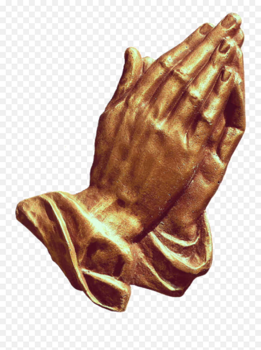 Trending Praying Hands Stickers - Gold Praying Hands Png Emoji,Brown Praying Hands Emoji