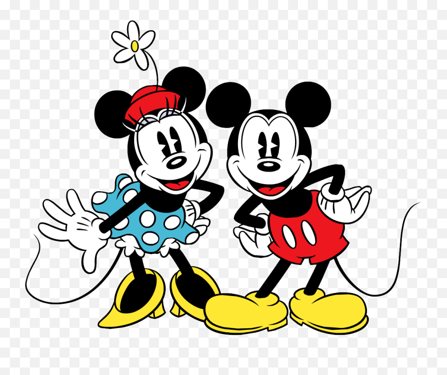 Library Of Mickey Christmas Clip Free - Mickey Y Minnie Retro Emoji,Mickey Mouse Emoji For Facebook