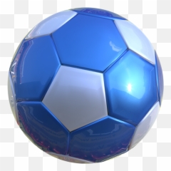 3d Soccer Ball Png Ball - Soccer Ball Blue Png Emoji,Soccer Ball Emoji