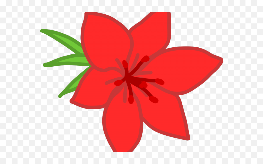 Red Flower Clipart Red Thing - Red Flowers Cartoon Png Download Hd Flower In Png Emoji,Red Flower Emoji