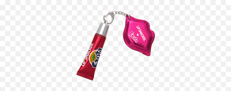 Strawberry Fanta Refresh Gloss With Keychain - Sprite Soda Lip Balm Emoji,Emoji Pencil Case