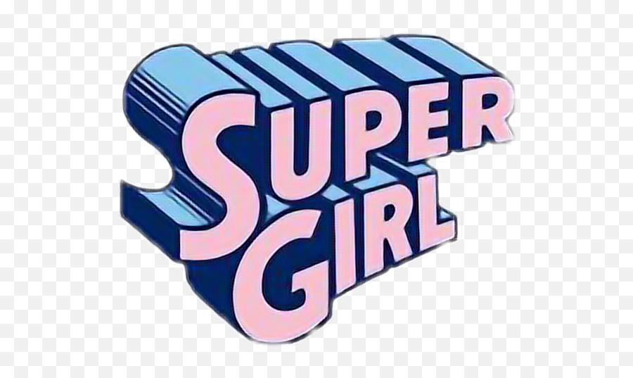 Super Girl Woman Supergirl Sticker - Horizontal Emoji,Superwoman Emoji