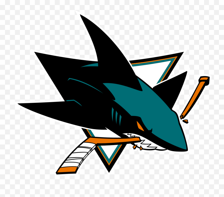 Clipart Football Shark Clipart Football Shark Transparent - San Jose Sharks Logo Emoji,Shark Fin Emoji