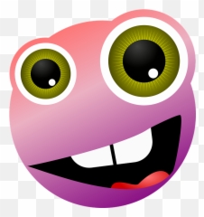 Farbig Vektorgrafiken - Crazy Eyes Smiley Emoji,Coffin Emoji