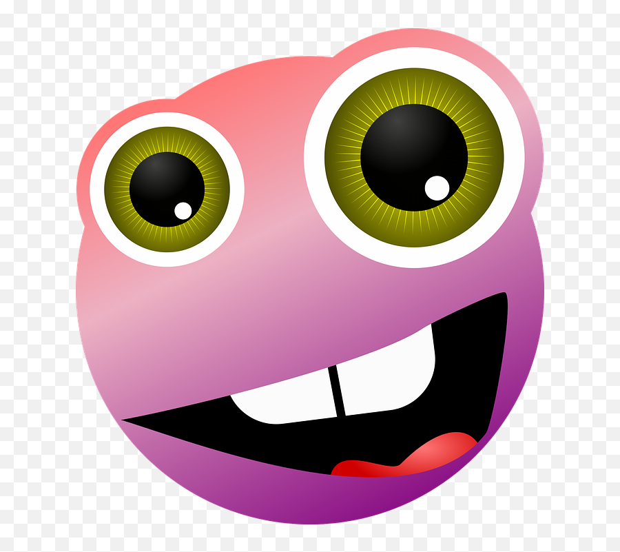 Farbig Vektorgrafiken - Crazy Eyes Smiley Emoji,Coffin Emoji